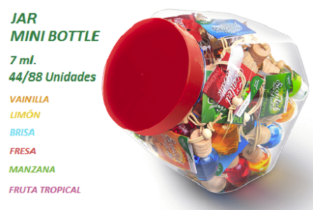 ambientadores coche jar mini bottle